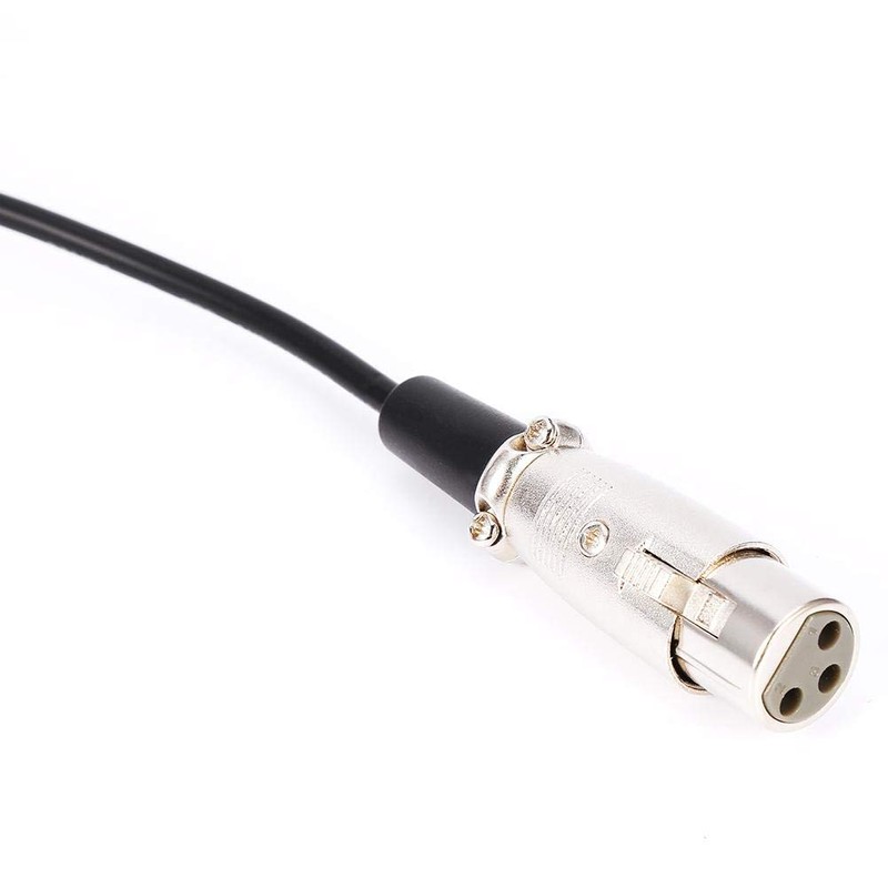 Tangxi Cable de micrófono, 10FT Conector de 3 Pines XLR
