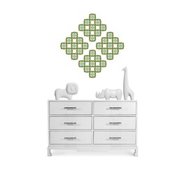 Elephant Paisley Blox Decals