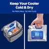 Cooler Shock Reusable Ice Packs for Cooler, 8.5"x7.5" - Long