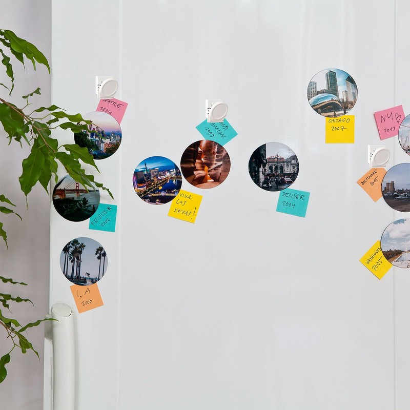 DWUENT 6pcs Magnetic Clips - Whiteboard Magnets & Fridge Magnets