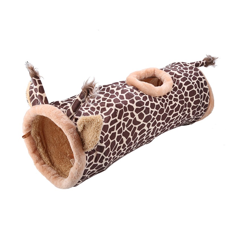 Safe Portable Folding Collapsible Fabric Tunnel Toy for Pet Cat
