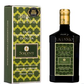 Laudemio Sorgenti, +650 mg/kg Tuscany Polyphenols Rich Extra Virgin Olive Oil, Fresh 2024-2025 Early Harvest, 2025 NYIOOC Gold Award, Frantoio Monovarietal, Lab Tested, No Pesticides, 16.9 fl oz