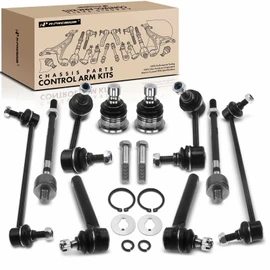 A-Premium Set of 10, Front & Rear Sway Bar Link, Lower Ball Joint, Inner & Outer Tie Rod End, Compatible with Nissan Murano 2005 2006 2007