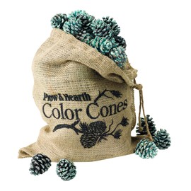 Fireplace Color Cones, Festive Fun Rainbow Flame Changing Pine Cones, Fire Pit Campfire Hearth Wood Burning Accessories for Holidays or Anytime - 2 LB Refill Bag