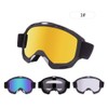 Motorcycle Padding Goggles Anti-UV Dustproof Windproof Riding Glasses Adjustable Eyewear