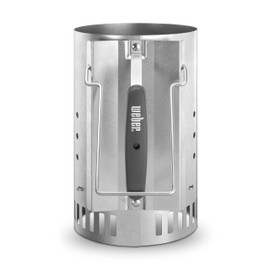 Weber Rapidfire Chimney Starter, Standard, Silver