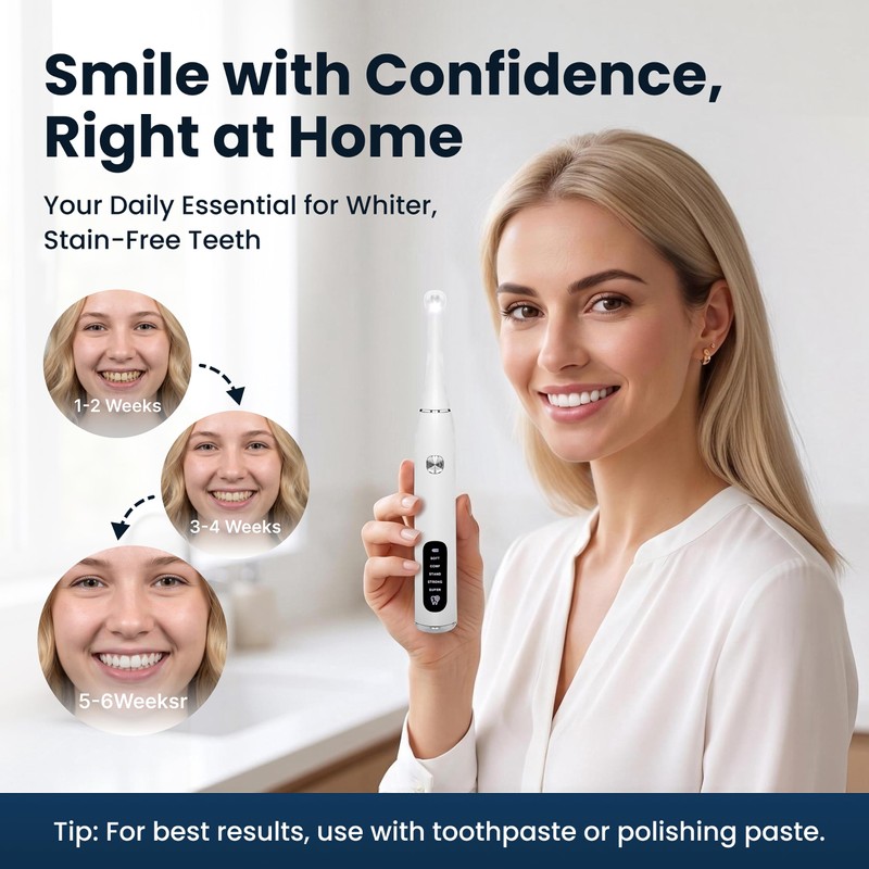 Tooth Polisher for Teeth，Teeth Polishing Kit for Daily Cleaning