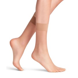 FALKE Women's Shelina 12 den SO 10 DEN Tights, Beige (Sun New), 6 (Manufacturer size: 39)