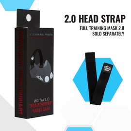 Training Mask Elevation Training Mask 2.0 Head Strap Only (Black)