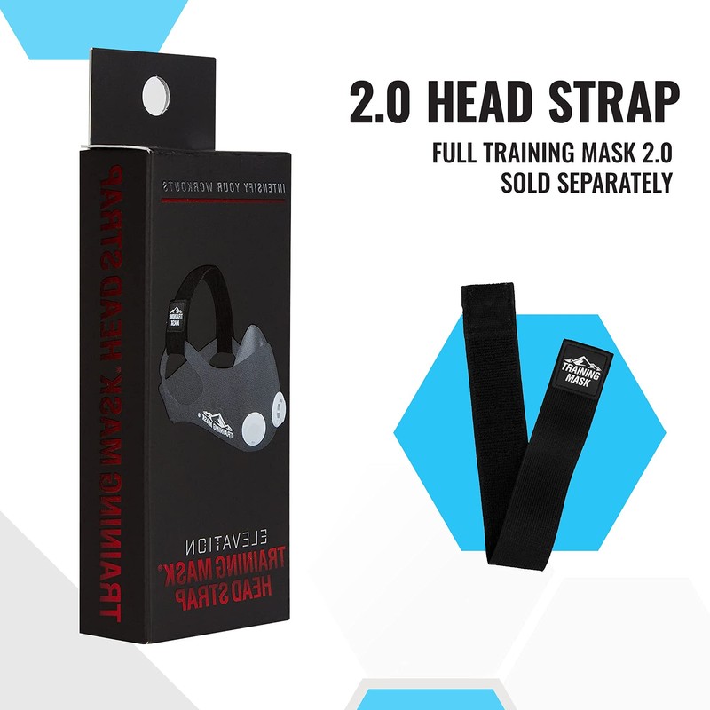 Training Mask Elevation Training Mask 2.0 Head Strap Only (Black)