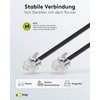 Goobay 50319 Modular Connection Cable, Telephone Cable, RJ11 Plug (6P4C)