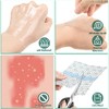 100 Pcs Transparent Stretch Adhesive Bandages - Waterproof Protective Wrap