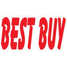 Ez-line Vinyl Number Slogans for Car Lots 2 Dozen Large Windshield Decal Stickers Dealership Numbers