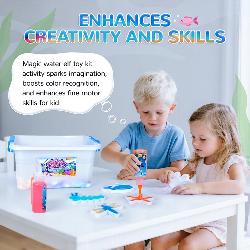 Magic Water Elf toy Kit, Squishy Making Kit with 24