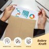 Sobres de Papel Kraft A4 Pack 100 Ecológicos Amarillos