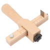 Leather Band Cutting Tool Adjustable Wooden Hand Leather Craft Accessories