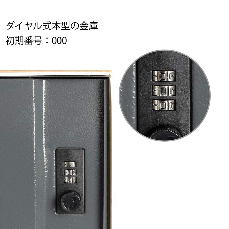 Lysmics Book Safe Box Lock, Hidden Safe, Book-like Design, Dial
