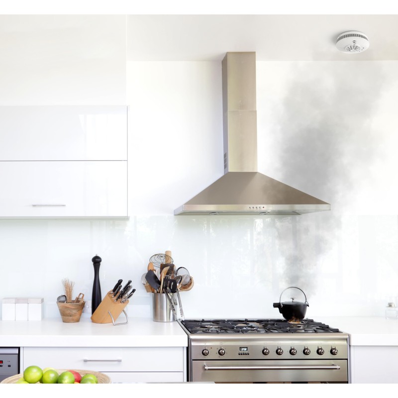 FireAngel Pro Connected Smart Kitchen Heat Alarm, Mains Powered with