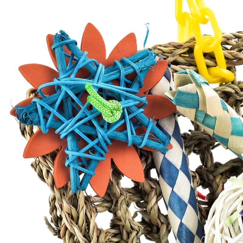 Wall of Plenty Foraging Activity Wall Natural Parrot Toy -