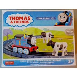 Fisher-Price Thomas & Friends Moove Over! Set push along tracks metal tank engine FisherPrice