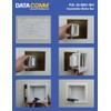 DATA COMM 45-0051-WH Expandable Media Box with Duplex Receptacle, White