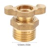 Drain Valve, 1/4 Inch Brass Butterfly Valve, Drain Valve, Water