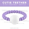 Ryan and Rose Cutie Teether Rattle (Orchid)