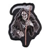 Grey Grim Reaper Skull Patch, Death Skull Patches