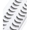 Natural Looking False Eyelashes Natural Lashes Thin Band Eyelashes Reusable