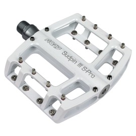 NC-17 Sudpin III S-Pro Aluminium Plattform Pedale | Fahrrad Pedale MTB und BMX | Dirt und Freeridestyle optimiert | Fahrradpedale E-Bike, Citybike 9/16 Zoll | Höhe auf 15mm reduziert inkl. Ersatzpins