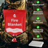 Emergency Fire Blanket for Kitchen, Home, Camping and Vehicles -