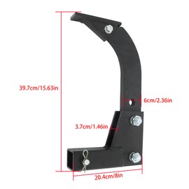 WFLNHB Hitch Mounted Trencher Replacement for 3 Point Hitch, Subsoiler, Hitch Lawn Ripper Tractor