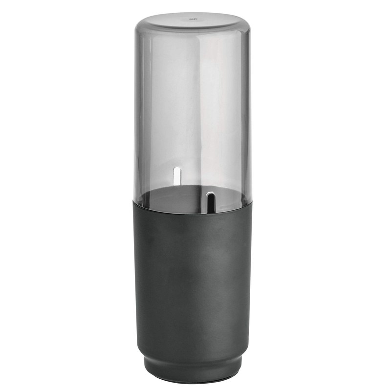 iDesign Austin Covered Holder, Holds Regular and Electric Toothbrushes