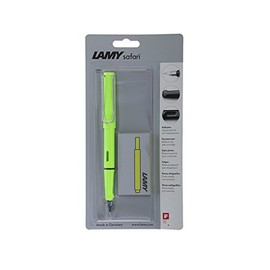 Lamy Safari Neon Lime Green Special Edition Fountain Pen - Medium Nib