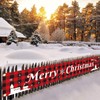 Large Merry Christmas Banner