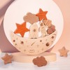 Wooden Stacking Balance Game Toys Kids Toy Space Stacking Toy