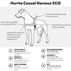 Hurtta Casual Eco Dog Harness (Black, 50-60 cm)