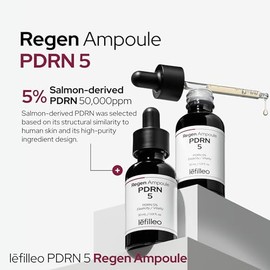 Ampolla PDRN 5 Regen | Cuidado de elasticidad e hidratación | 5% PDRN de salmón, colágeno y ácido hialurónico | Suero coreano para el cuidado de la pi