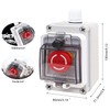 Taiss Emergency Stop Switches 1NC 1NO E-Stop Switches with IP67