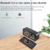 Reloj Despertador Digital C/bocina/bluetooth/radio Fm Color Negro SAVEFREE
