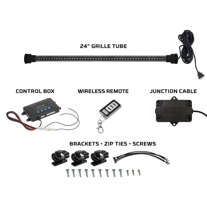 LEDGlow Million Color LED Grille Accent Neon Lighting Kit for