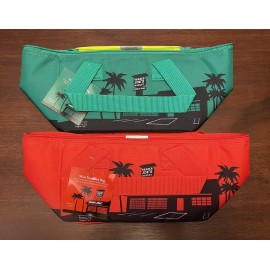 Trader Joe's Set of 2 Holiday 2024 TRADER JOE's Mini Insulated Tote Bags Christmas Red Green