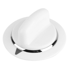 2 Pcs Dryer Timer Control Knob Replacement, Reinforced Metal Ring with 0.22 in D-Shaped Shaft Insert, Compatible with GE Hotpoint Models DWSR483EG DLSR483GE NVLR333EE Dryer Repair Essentials