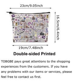 TOBGBE Tour Concert Gift Singer Fan Gift Album Name Inspired Canvas Bags Music Lover Merchandise Song Lyric Gift (SN Ticket CA)