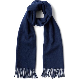 Club Room $120 Club Room Luxury Plaid 100% Cashmere Scarf,Blue, One Size