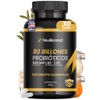 NUBOOST Probioticos y Prebioticos 80 Billones Suplemento Alimenticio con 10