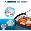 Bluelander Bolsa De Almuerzo Lonchera Térmica Portátil Y Gran Capacidad