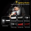 Eatelsin Rechargeable Headlamp with Red Light 2PCS, Motion Sensor 230°