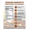 Season Harvests Dried Morel Mushrooms 2oz, Premium Gourmet Morels –