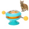 Windmill Spring Interactive Cat Catnip Toy Funny Cat Turntable Teasing